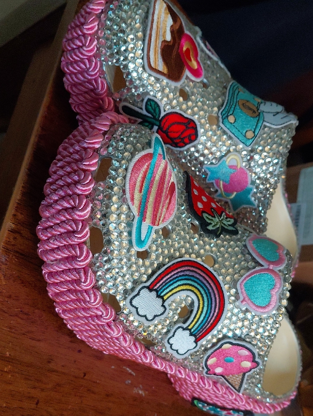 Custom Crocs Blinged Out With Rare Design Size 9 - Picture 13 of 13